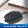 Super Slim Wired USB Optical Mouse - 1600 DPI High-Precision