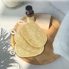Primitive Ecology Natural Bilayer Loofah Exfoliating Sponge Biodegradable Loofa Body