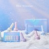 Balagel Blue Shimmer Glitter Gel 8 Piece Set Winter Nail