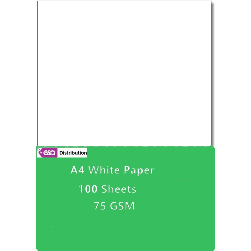 A4 Copier Printer Paper 100 Sheets for Home for Office