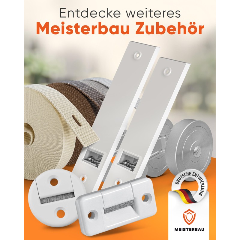 MEISTERBAU - Roller Shutter Belt Winder Surface-Mounted 14 mm [Made