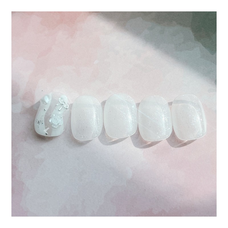 wнιтe veιl ꪑ - short nose pin / wнιтe veιl