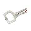 Crescent 11" Locking C-Clamp with Swivel Pad Tips - Carded