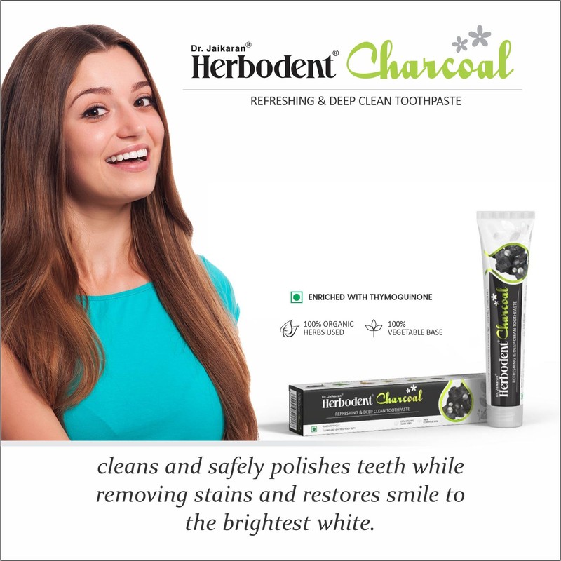 Herbodent® Charcoal Toothpaste - 6.53 Oz Pack of 1 |