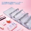 SOMIER Cosmetic Pouch, Makeup Pouch, Divider Travel Pouch, Toiletry Pouch,