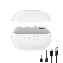 BLESSOURCE Electric Nail Clipper, 3-in-1 Electric Nail Clipper for Babies and Seniors, with LED Light, Electric Polishing Function, Two Speed Settings, and Nail Clipping Storage Function.