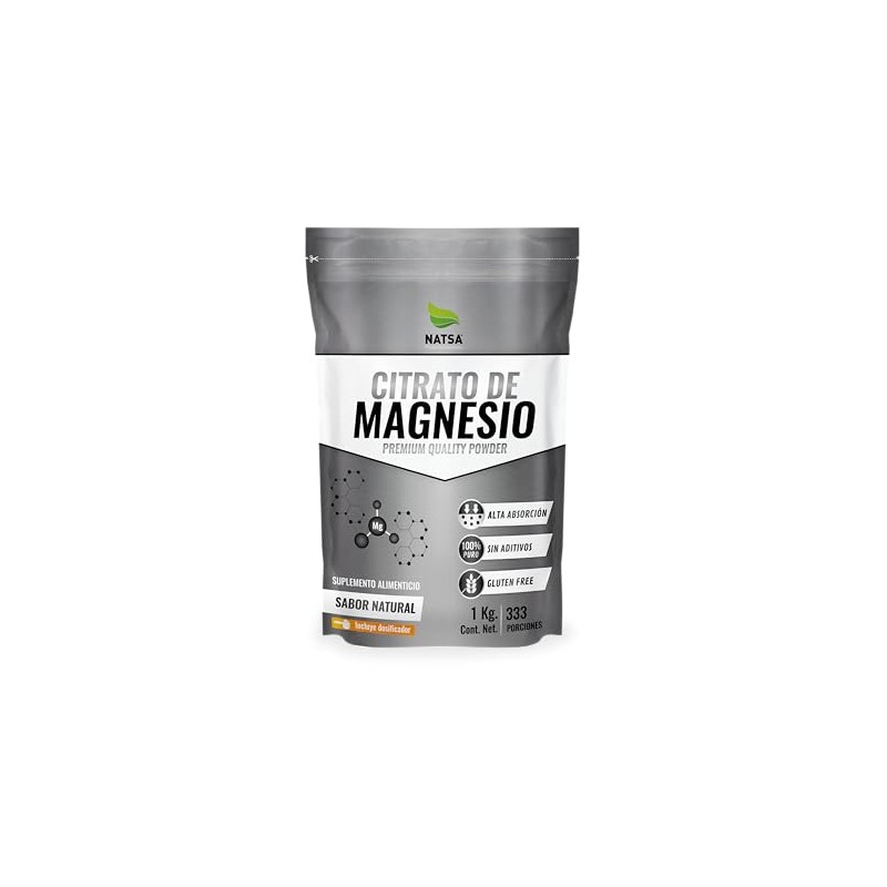 NATSA Citrato de Magnesio Premium 1 Kg