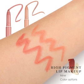 Kilshye Nude Lip Liner Matte Lipstick Velvet Lip Stick Smooth Lipsticks High Pigment Lip Pencil Makeup for Women and Girls (Nude 1)