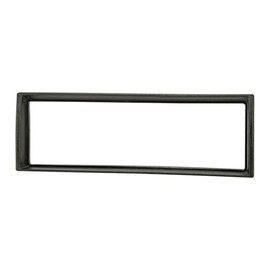 tomzz Audio 2457-031 Radio Faceplate Compatible with VW Golf II Jetta II Bus T4 Transporter T4 Black