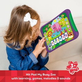 Kids Hits Educational Toddler Hit Pad - Learning Toy for 3 Years Plus (My Busy Zoo)
