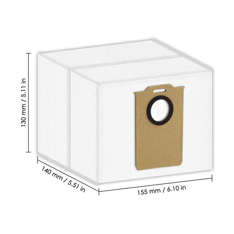(10 Pack) MS1 MAX Replacement Dust Bags Compatible with MONSGA