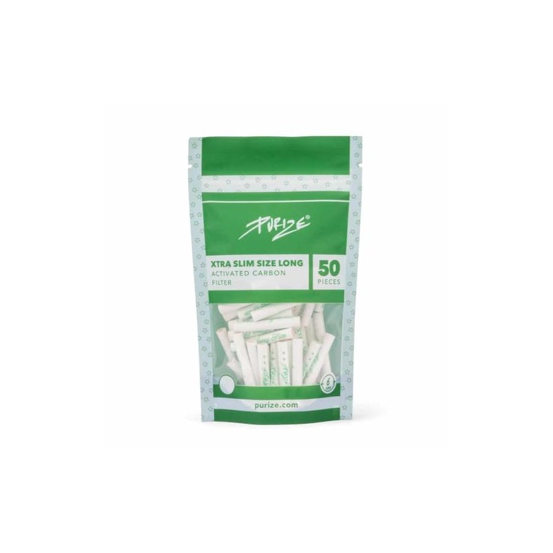 50-250 PURIZE XTRA Slim Size Long 6 mm Activated Carbon