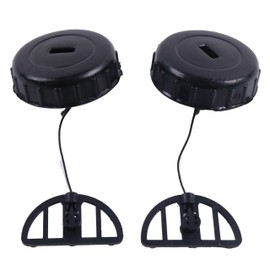 SUKATC 2PCS 11303500500 1130-350-0500 Fuel Tank Gas Oil Filler Cap Compatible with Stihl Chainsaw 017 018 MS170 MS180