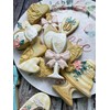 LILIAO Champagne and Champagne Glass with Ribbon Cookie Cutter for