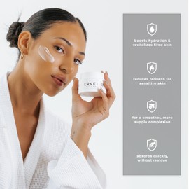 Hair Craft Co. Night Cream Moisturizer for Face 1.5oz – Hydrating for Face Anti-Aging, Wrinkle Prevention, & Nighttime Skin Renewal - 30 Day Supply