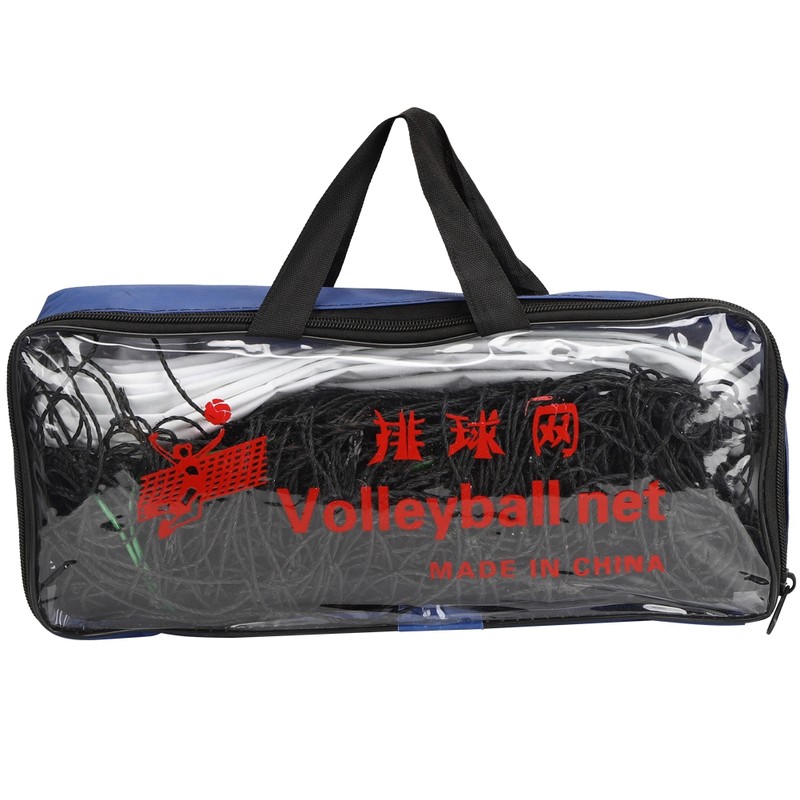 Standard Beach Volleyball Net Professional Covered Edge Steel Wire Rope