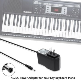 9V AC/DC Power Adapter Charger Cord Compatible for Alesis Melody 61/ Melody 61 MKII/Melody 61 MK4/ Melody 32/54 HDH40 Key Keyboard Piano