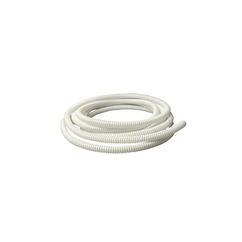 White Corrugated Conduit Split Plastic Flexible Cable Tidy Solution Tube