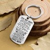 Waeceip Son Keychain Gift from Dad Mom Inspirational Gifts Family
