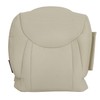 FZJDSD Tan Driver Side Bottom Perforated Microfiber Leather Replacement Seat