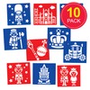 Baker Ross CN123 Royal Stencils - Pack of 10, British