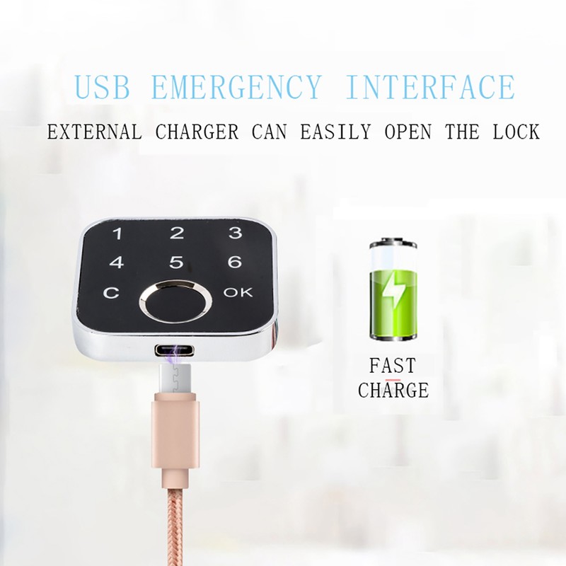 G16 Smart Fingerprint Password Keyless Lock for Drawer Wardrobe Cabinet