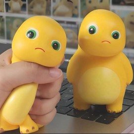 Mini Dragon squeeze, Nailong, Yellow dinosaur, Stress Relief home decor, Viral Kids Gift, Holiday Season Gift, Christmas Gift.:_Pack of 2