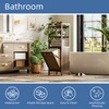 HITNET Bamboo Tilt Out Laundry Hamper, Bathroom Storage Cabinet with