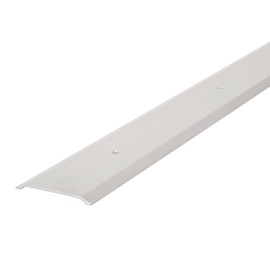 M-D Building Products 11056 1-3/4 in. x 1/8 in. x 36 in. Silver Aluminum Flat-Profile Threshold for Interior Doorways