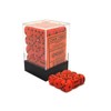 DND Dice Set-Chessex D&D Dice-12mm Opaque Orange and Black Plastic
