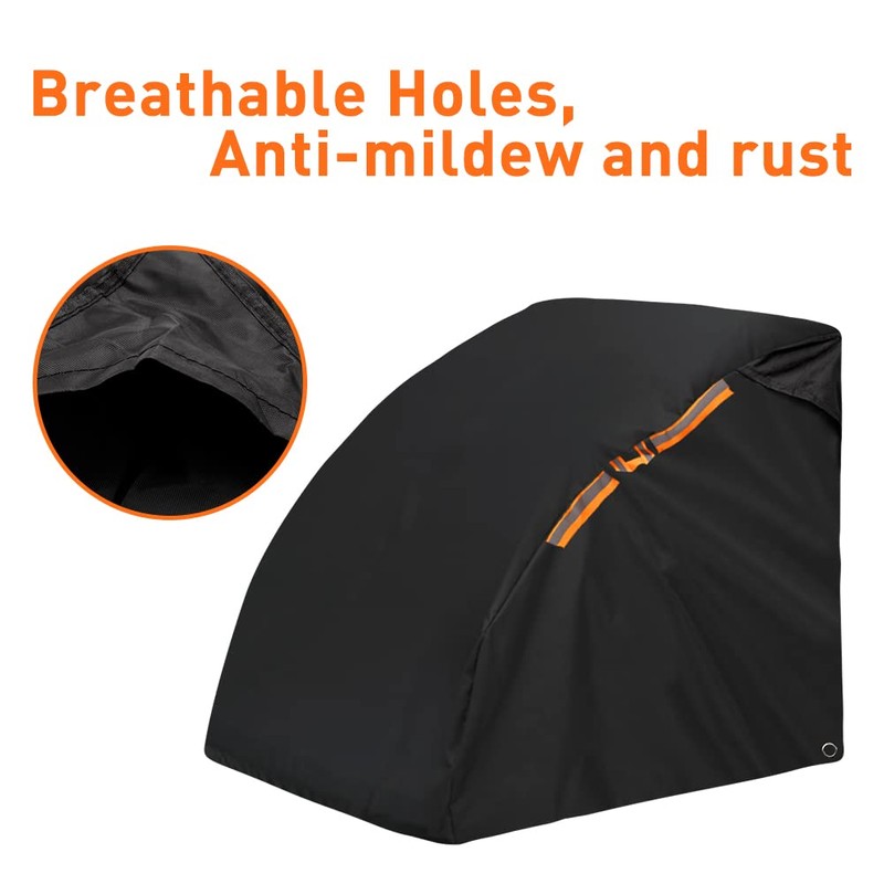 TECTICO Bicycle Trailer Universal Cover Lockable Waterproof Windproof UV Protection