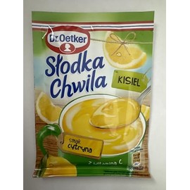 Dr.Oetker Kisiel Slodka Chwila Hot Jelly Dessert: LEMON Pack of 5