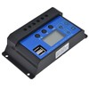 Solar Charge Controller LCD Display Dual USB Intelligent Control Regulator