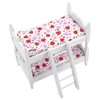 1:12 Doll House Mini Furniture Children Bedroom Model Bunk Bed