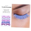 Minkissy 5sets Wispy Lash Extensions Fake Eyelashes Lightweight Instant Eye