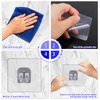 YeeBeny Corner Shower Caddy Adhesive Sticker Hook Mount for Shower