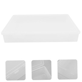 jojofuny Multi Use Document Organizer Box Portable File Holder for Travel Id Certificates and Stationery Plastic Storage Case for Home and Office Use