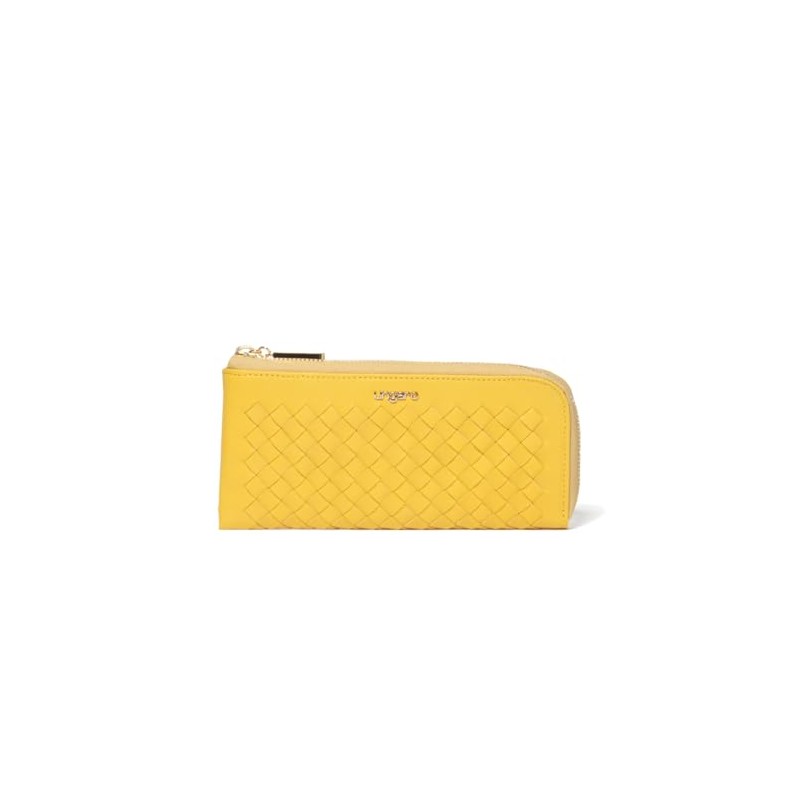 You by Ungaro UULW4CT1 Wallet [Lara] Cowhide Leather Mesh Thin