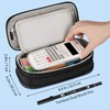 FINPAC Expandable Pencil Case, Large Capacity Pencil Box, Pen &