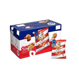 Cracker Jacks Bulk Caramel Popcorn and Peanut Snack Packs – 30 Count 1.25 oz. Individually Wrapped Sweet and Salty Popcorn Bags – Bulk Snack Box Assembled