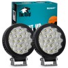 Nilight Led Light Pods 2PCS 4Inch 19LED Flood Beam Round