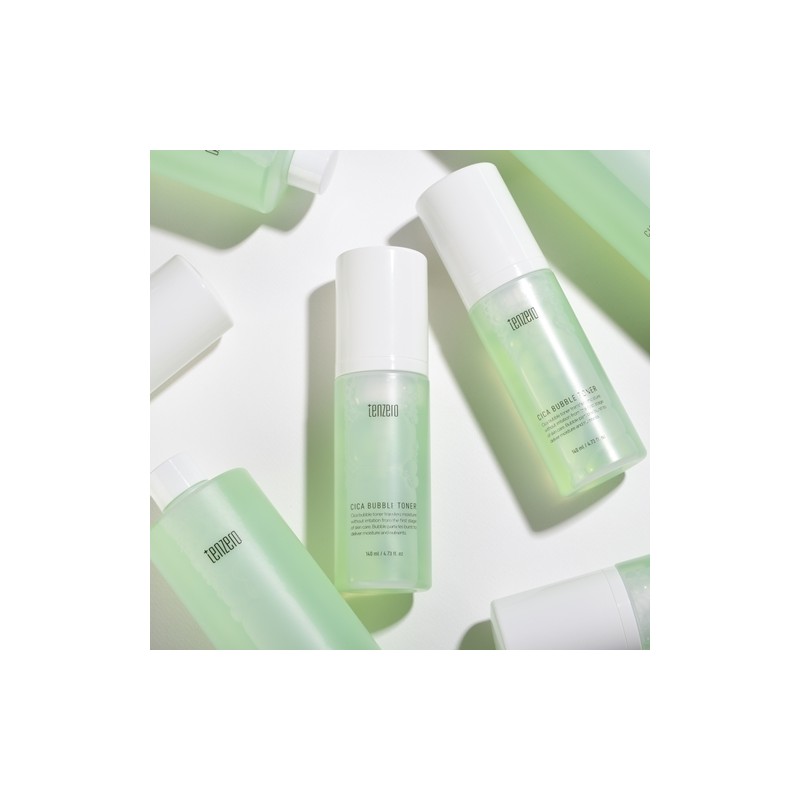 South Korea TenZero Cica Bubble Toner 140ml / TenZero Cica