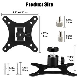 2-Be-Best Projector Mount Mini Projector Ceiling Mount Adjustable Bracket Universal Mounts for Mini Projectors Black