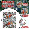 Winter Cardinal Birds Mailbox Cover - Magnetic Standard Size 18"