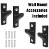 Luwint Set of 2 Single Barbell Holder Wall Mount, Horizontal