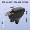 YJYWZH Car Armrest Storage Box for Hyundai Accent Solaris Verna