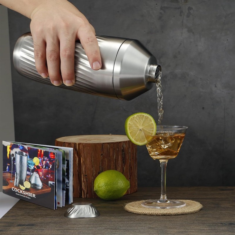Hybrid Cocktail Shaker Set - Innovative Premium Vacuum Insulated Stainless