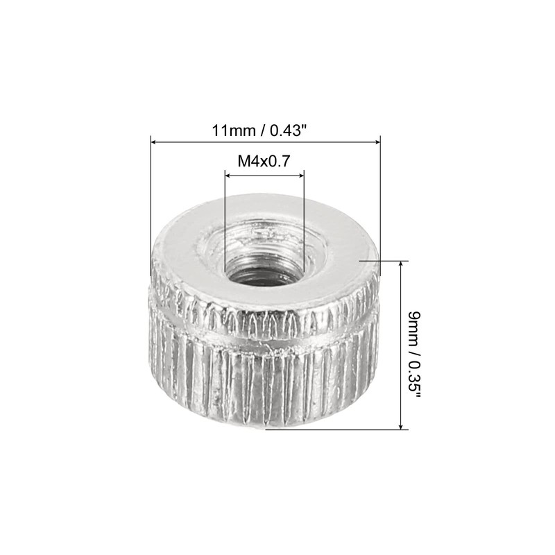 PATIKIL M4 50 Pack Cap Nut Cap Nut Screw Button