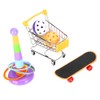 EVTSCAN Bird Training Toys, Parrot Intelligence Toy, Mini Shopping Cart