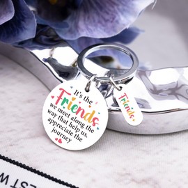 Cxulquvs Friends Gifts for Women Best Friendship Keychain for Women Bff Besite Cute Bestfriend Birthday Christmas Gifts Ideas for Friends Female